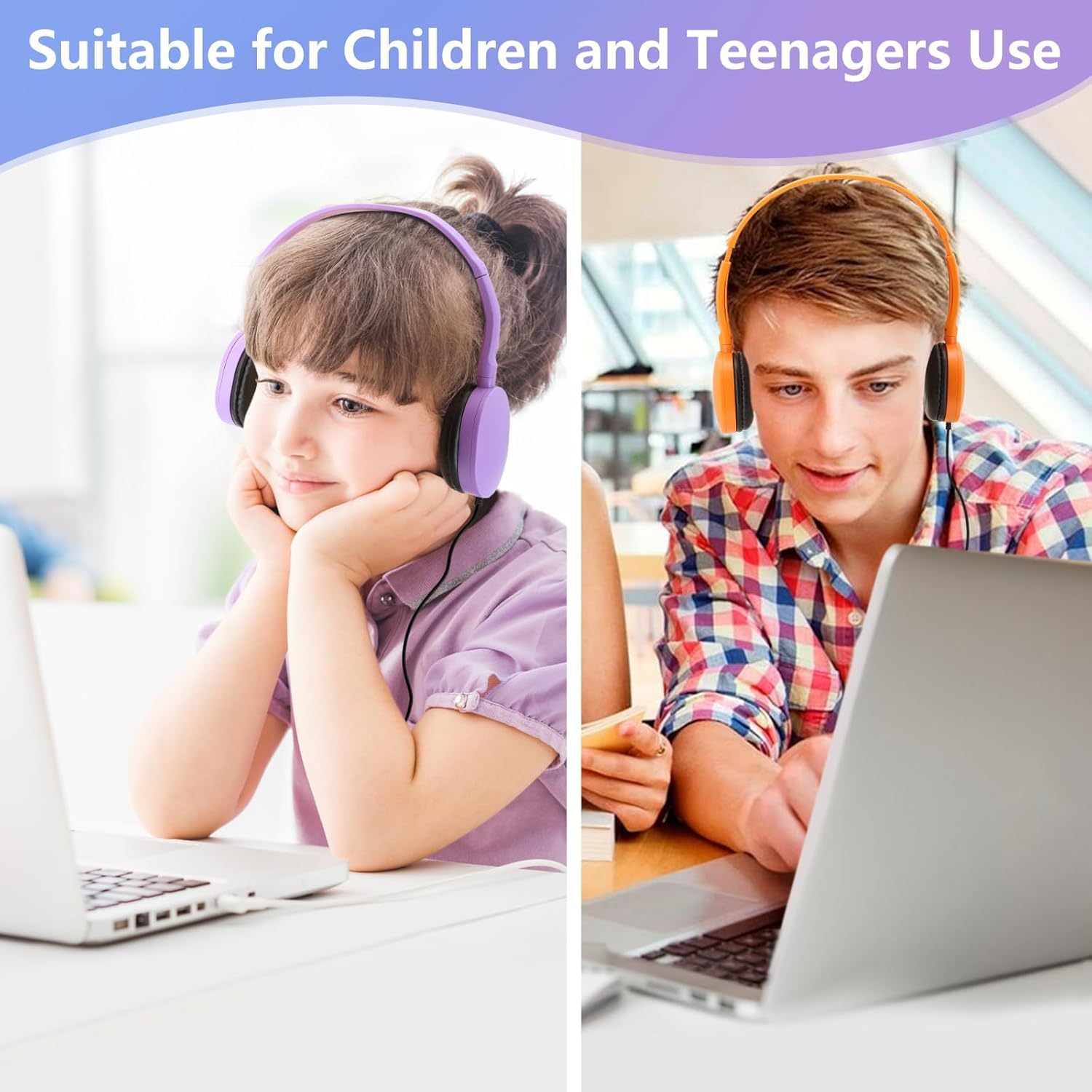 Confezione da 30 cuffie per bambini per la scuola, multicolore, cablate per bambini in classe, regolabili, con jack da 3,5 mm, per scuola, biblioteca, studenti, bambini, adolescenti e adulti