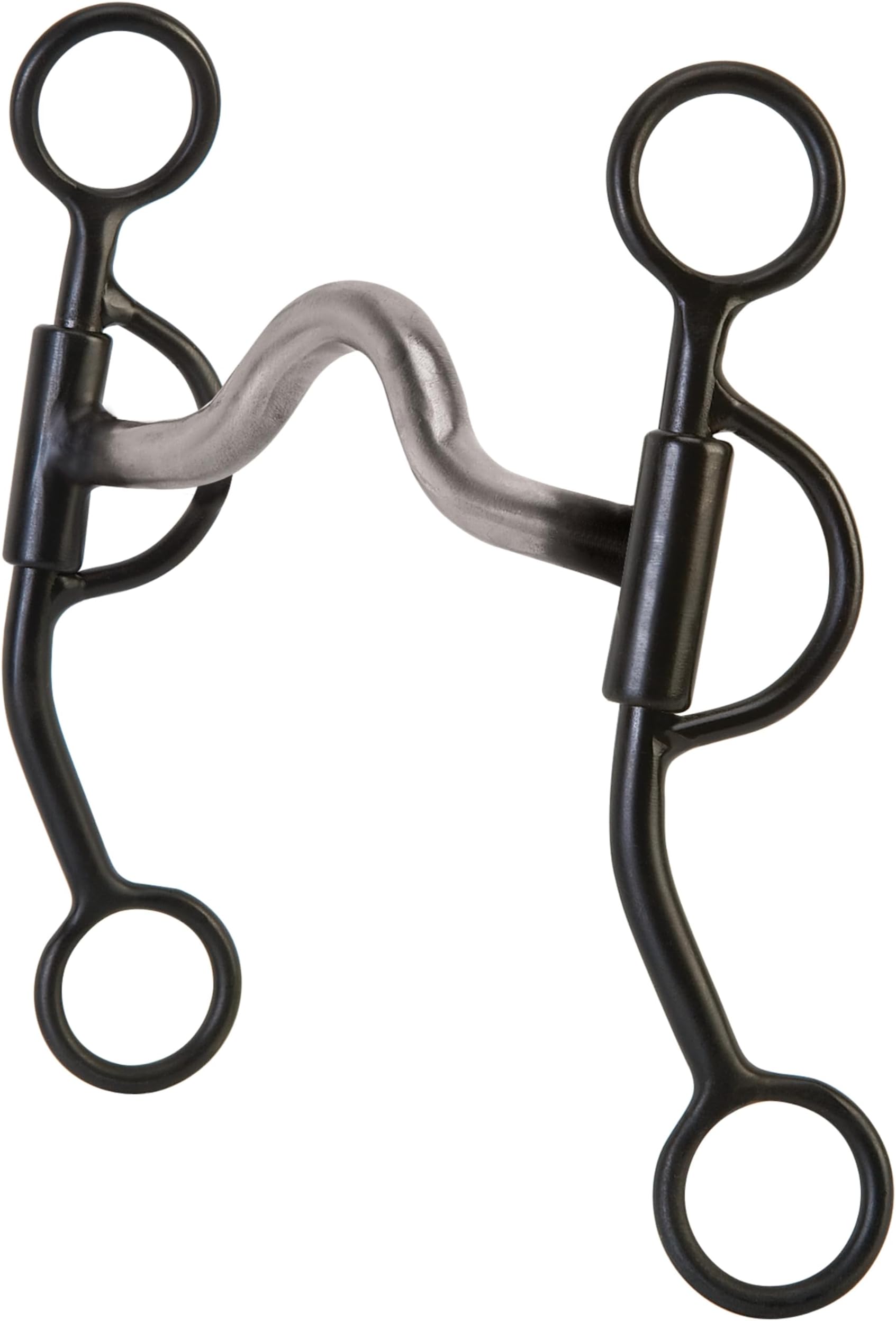 Weaver Leather Professional Thin Style Shank Bit with 5" Sweet Iron Medium Port Mouth