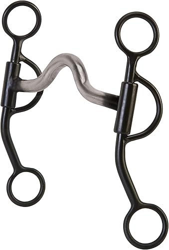 Weaver Leather Broca de mango de estilo delgado profesional, color negro, mejilla de 7 pulgadas