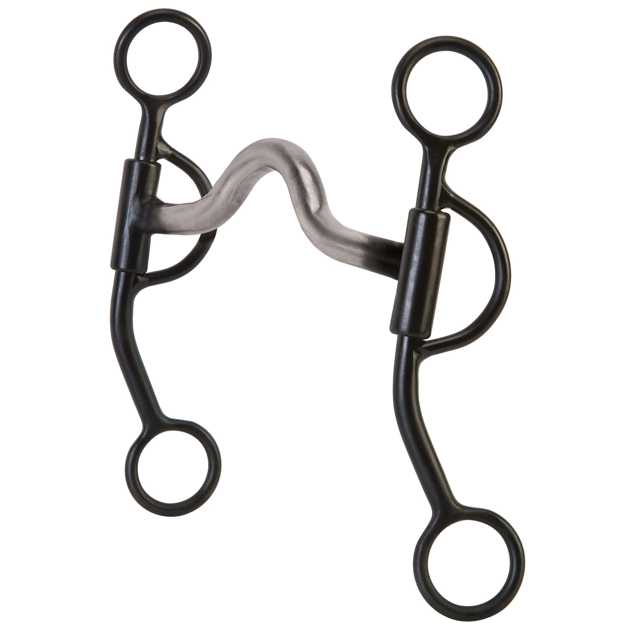 Weaver Leather Professional Thin Style Shank Bit Black, 7In Cheek