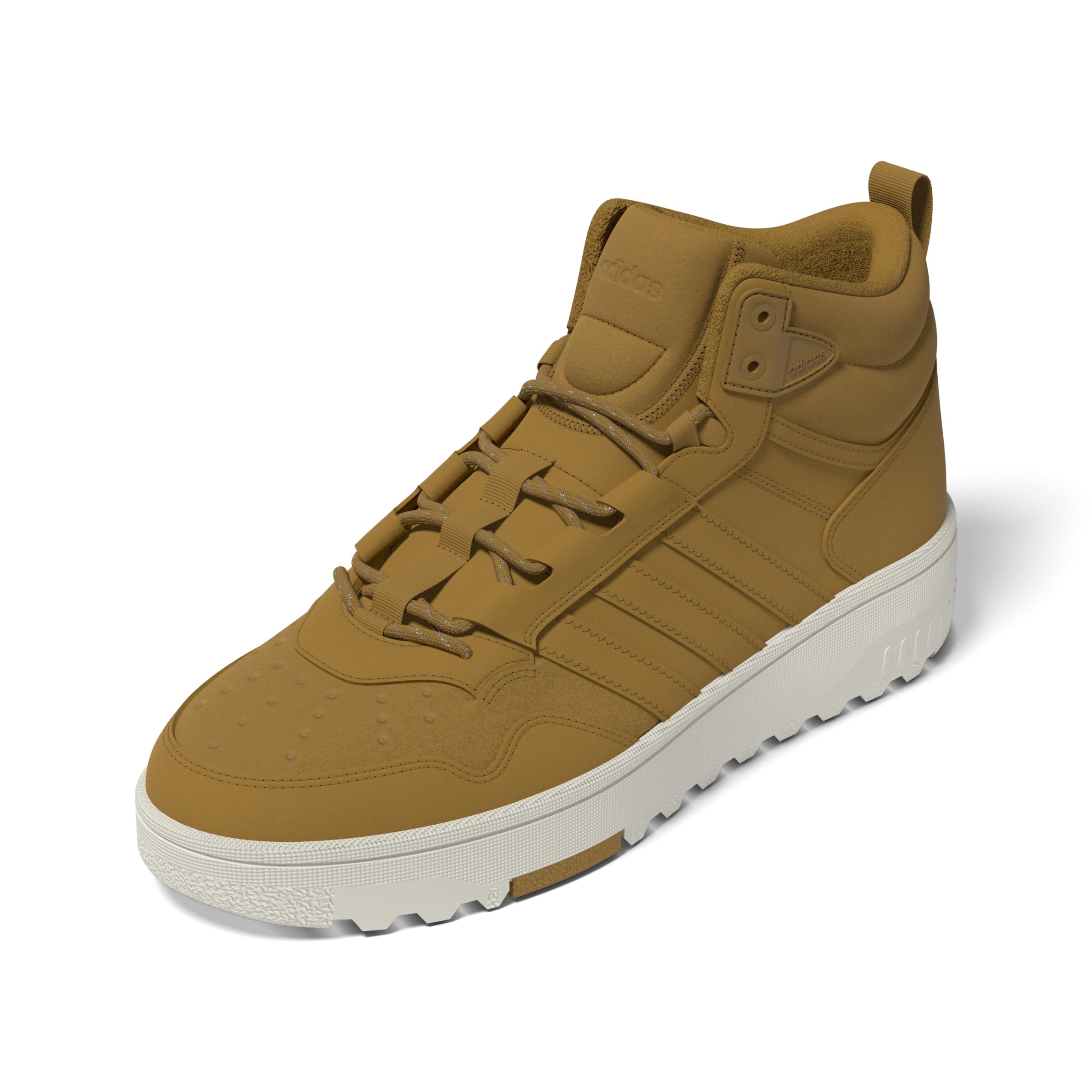adidas Unisex Hoops 4.0 MID Shoes, Preloved Bronze/Off White/Off White, 7.5 UK