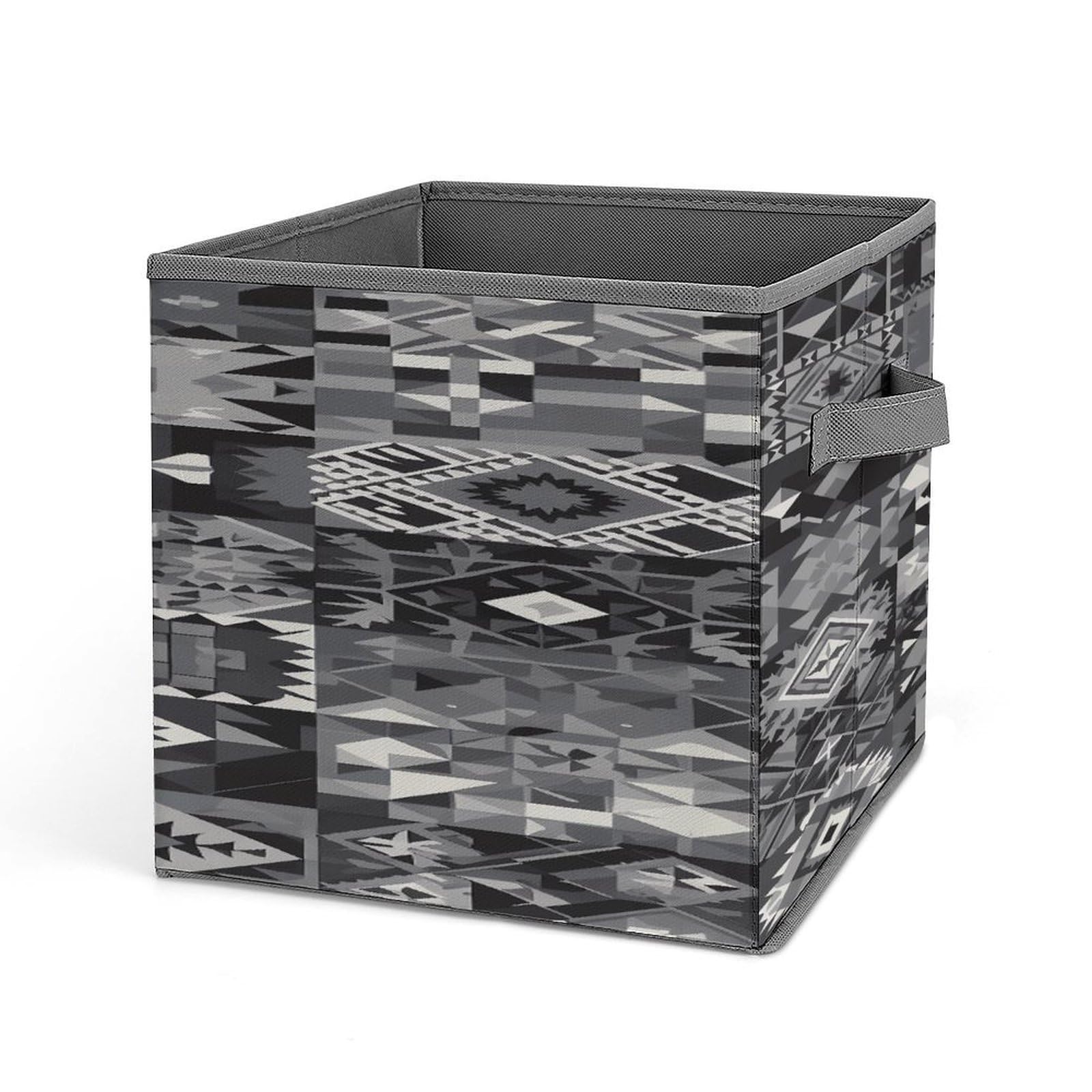 Fekiloot Style Gray Pattern Background Storage Bins Storage Baskets
