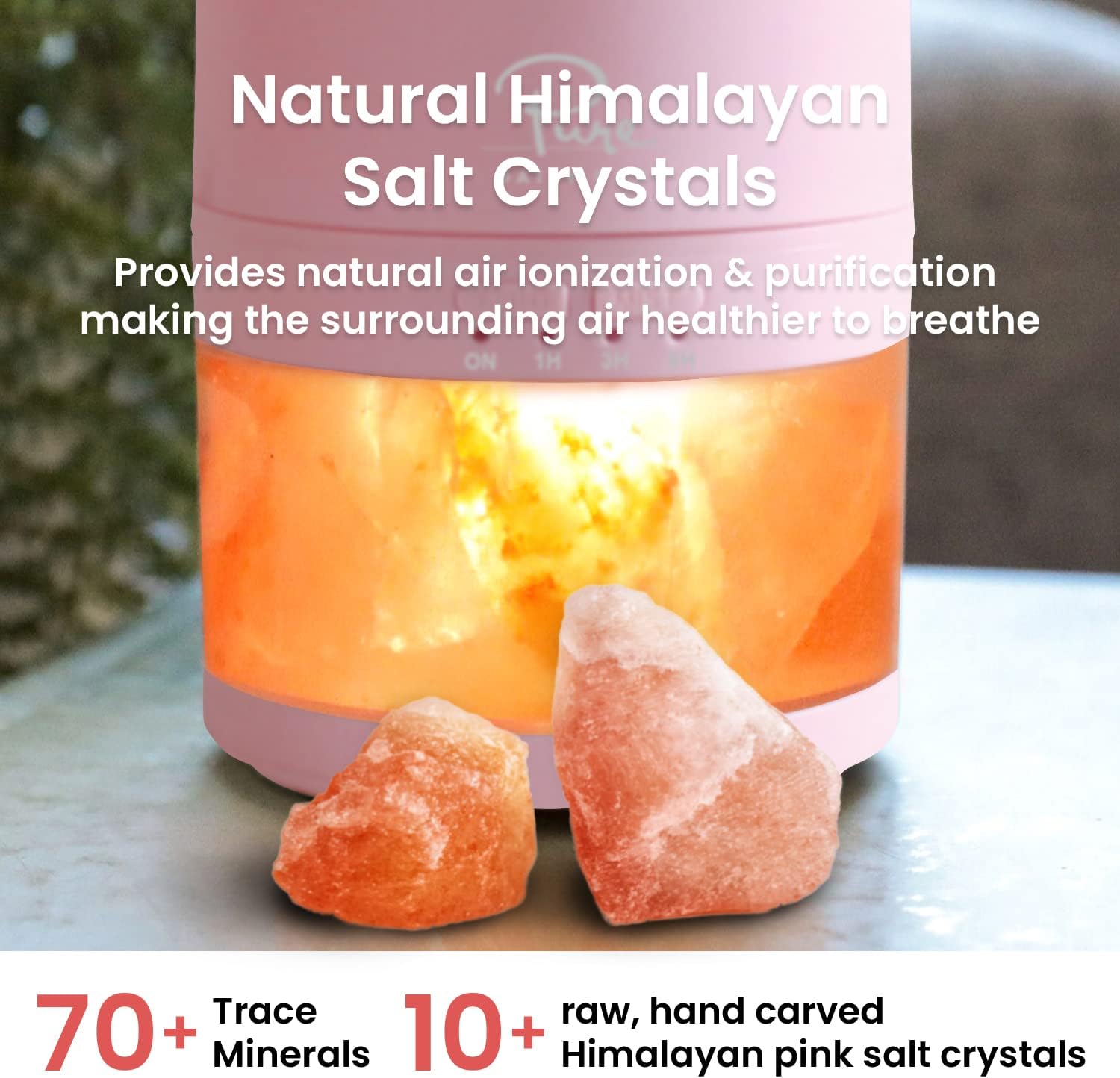 Himalayan Pink Salt Oil Diffuser by Pure Daily Care - Image 3