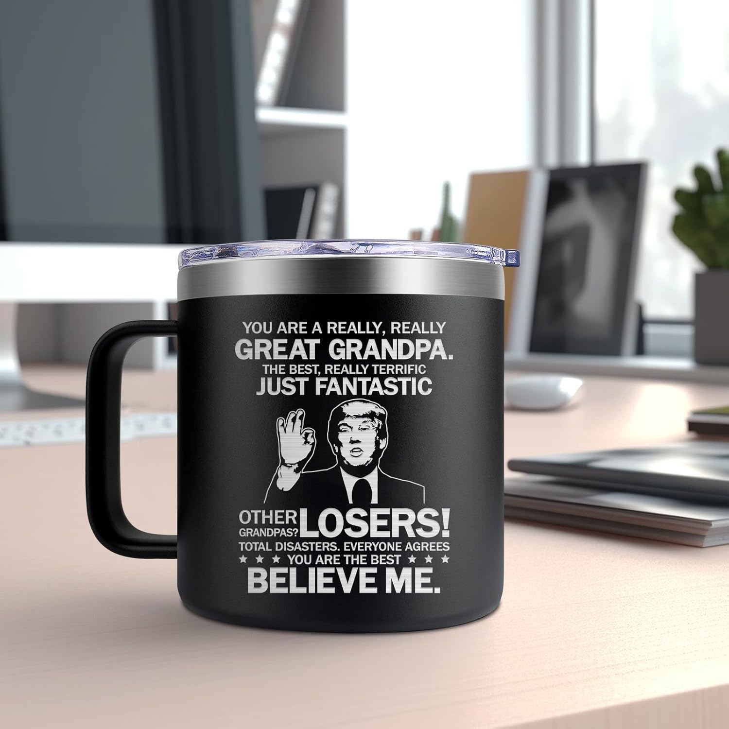 Fufendio Grandpa Gift from Grandkids - You Are a Really Really Great Grandpas Mug 14oz - Grandpa Christmas Fathers Day Birthday Gifts from Granddaughter Grandson - Image 6