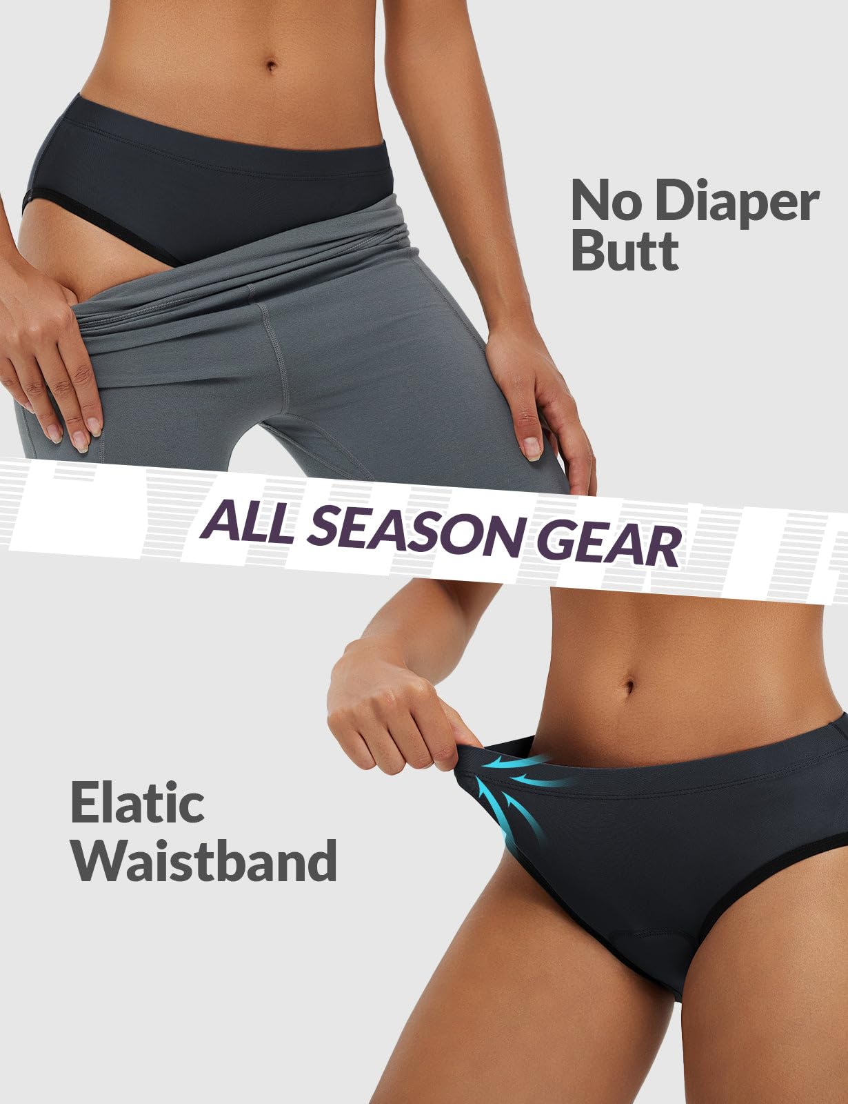 baleaf Calzoncillos de ciclismo mujer acolchados ropa interior bicicleta transpirables acolchado grueso 4D