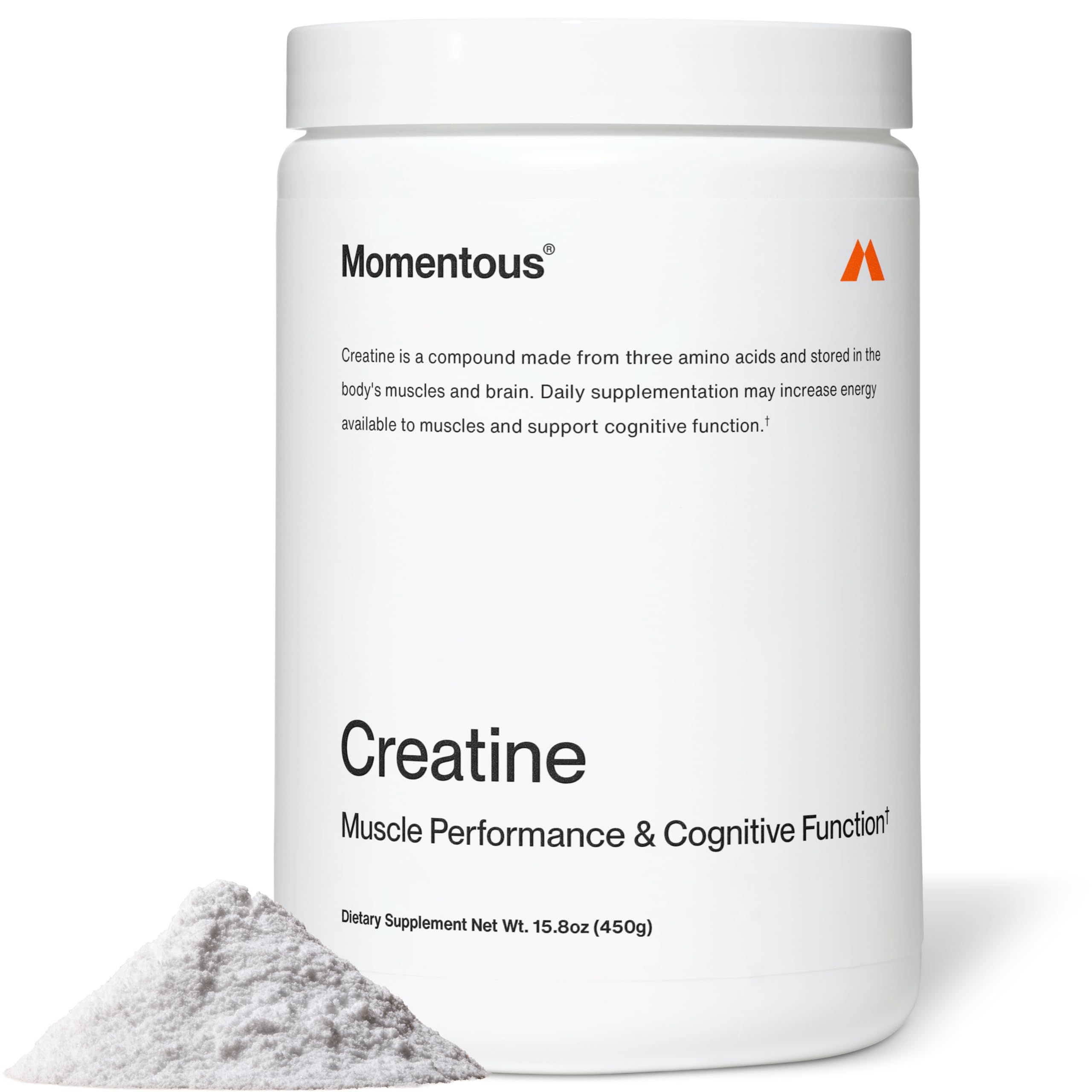 - Momentous Creatine Monohydrate Powder - Creatine Powder - Supports Strength, Lean Muscle, & Recovery for Men & Women - NSF Certified for Sport - 5 g per Serving - 90 Servings