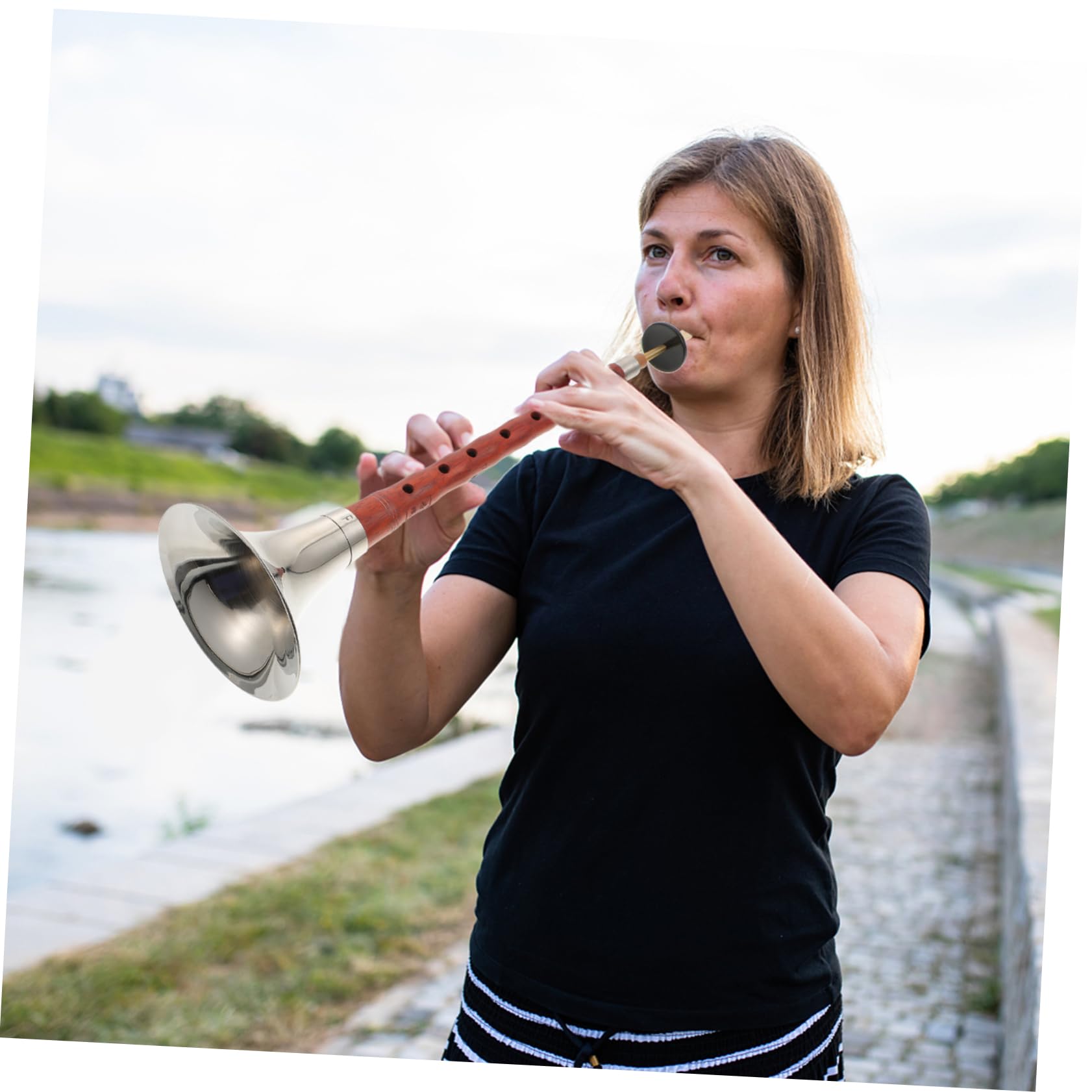 ibasenice 2 Sets Beginners Wind Instrument Set Rosewood-made Chinese Musical Instruments for Boys and Girls