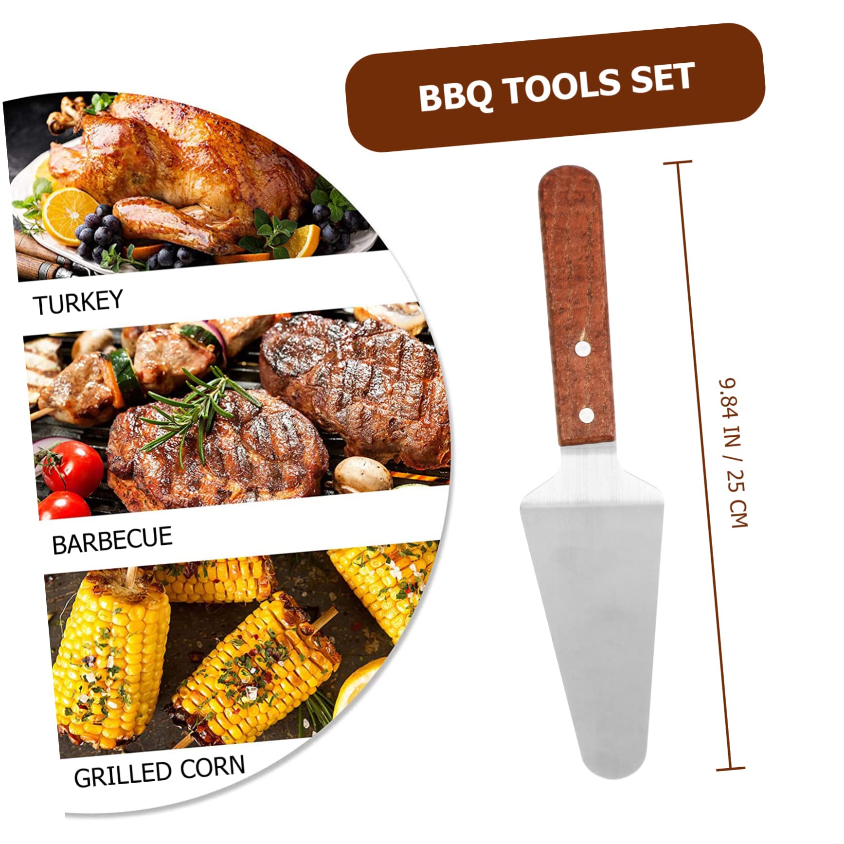 Utensili Per Barbecue in Acciaio Inossidabile e Accessori Per Grigliata Pratici e Duraturi Per Uso Interno Ed Esterno