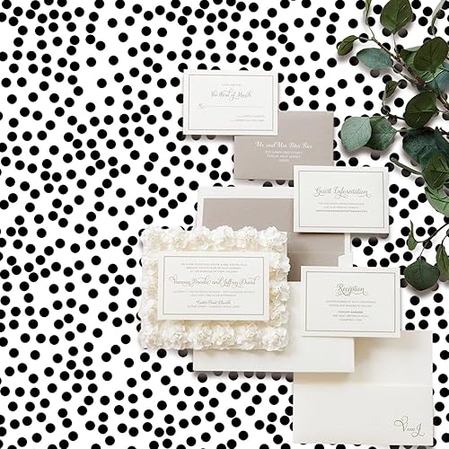 Miniatura 7 de Papel tapiz autoadhesivo decorativo, con respaldo adhesivo, calcomanía para paredes de habitación, sala de estar, guardería, con diseño de lunares