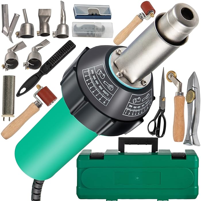 Buy VEVOR Roofing Welder, 16 PCS PVC Welding Gun, 1600W PVC Welder With
