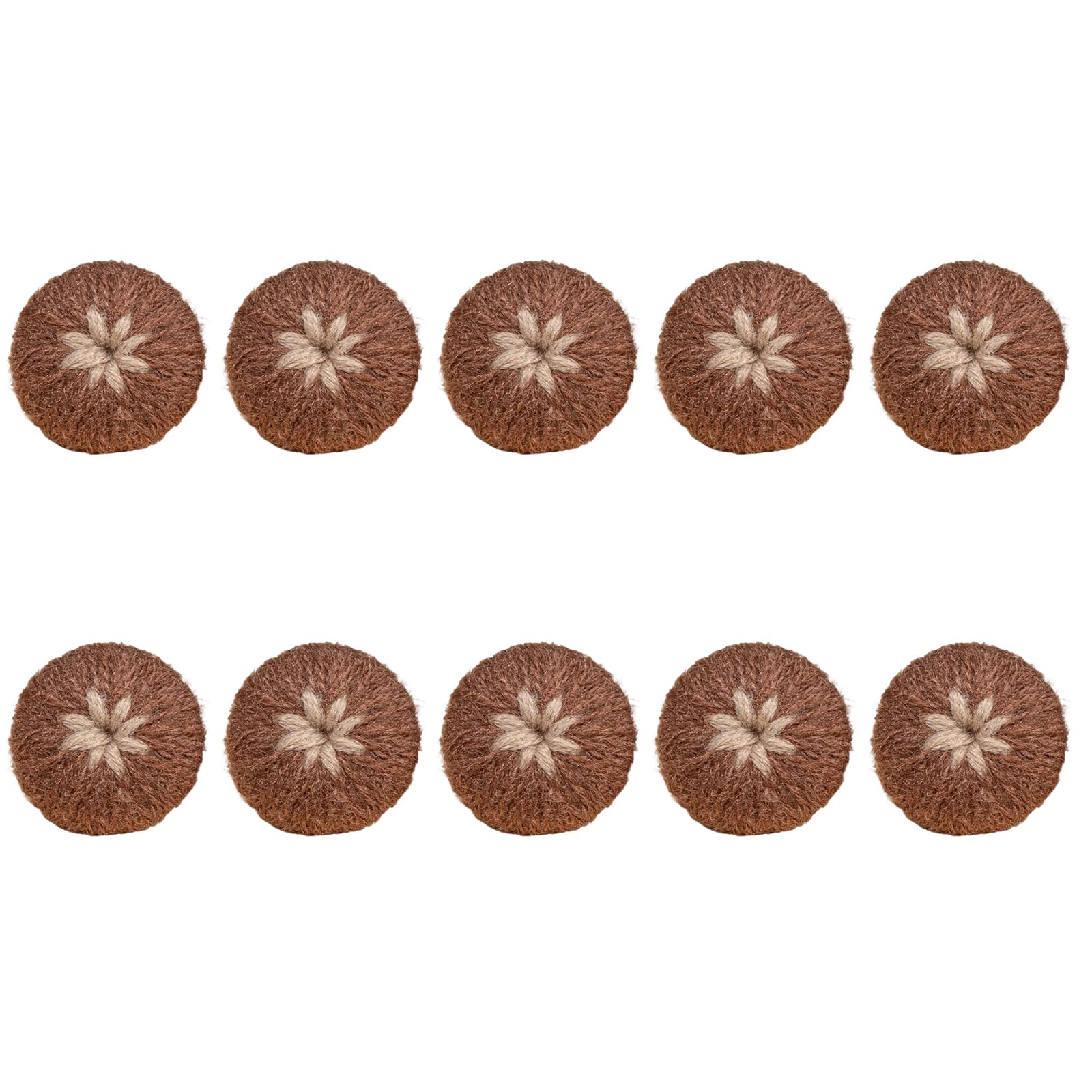 Jazuaiao Multipurpose Flower Yarn Button Safe Materials for Home Decoration Yarn Cherrys Flower Button