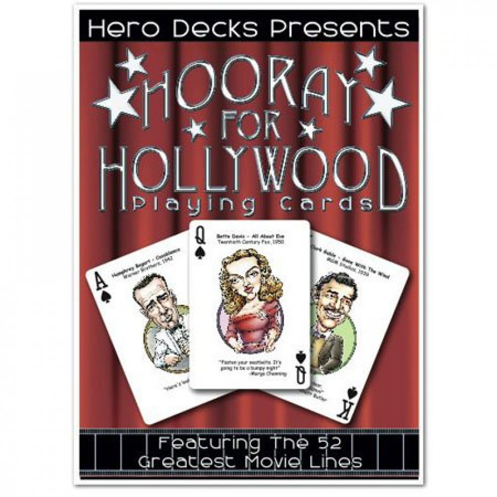 Channel Craft Hero Decks - Hooray For Hollywood - Playing Ca