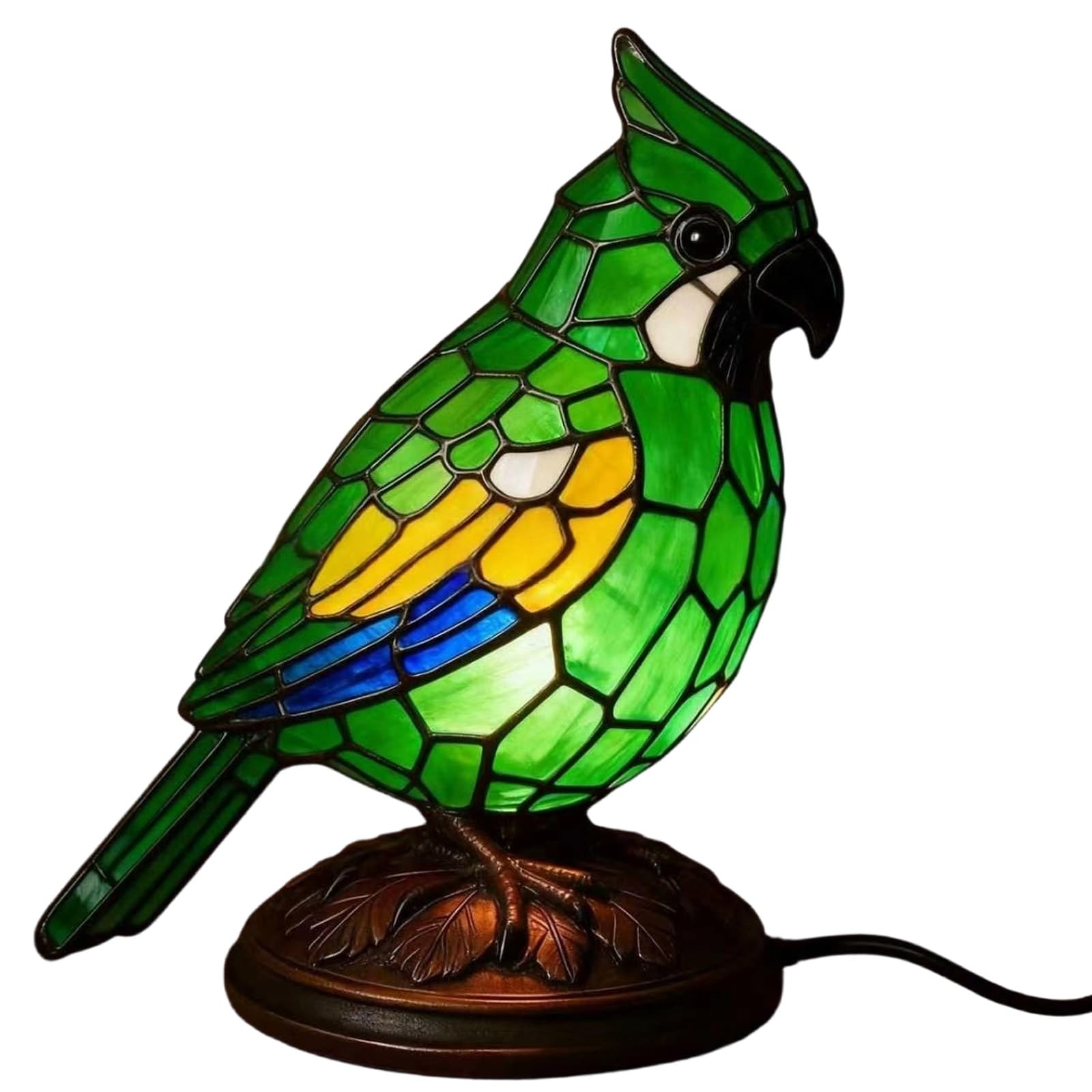 Jazuaiao Hand Painted Resin Animal Night Light for Giving with Soft Glow Special Occasion Vibrant Hand Painted Resin Animal Night Light for Giving with Soft Glow Special Occasion