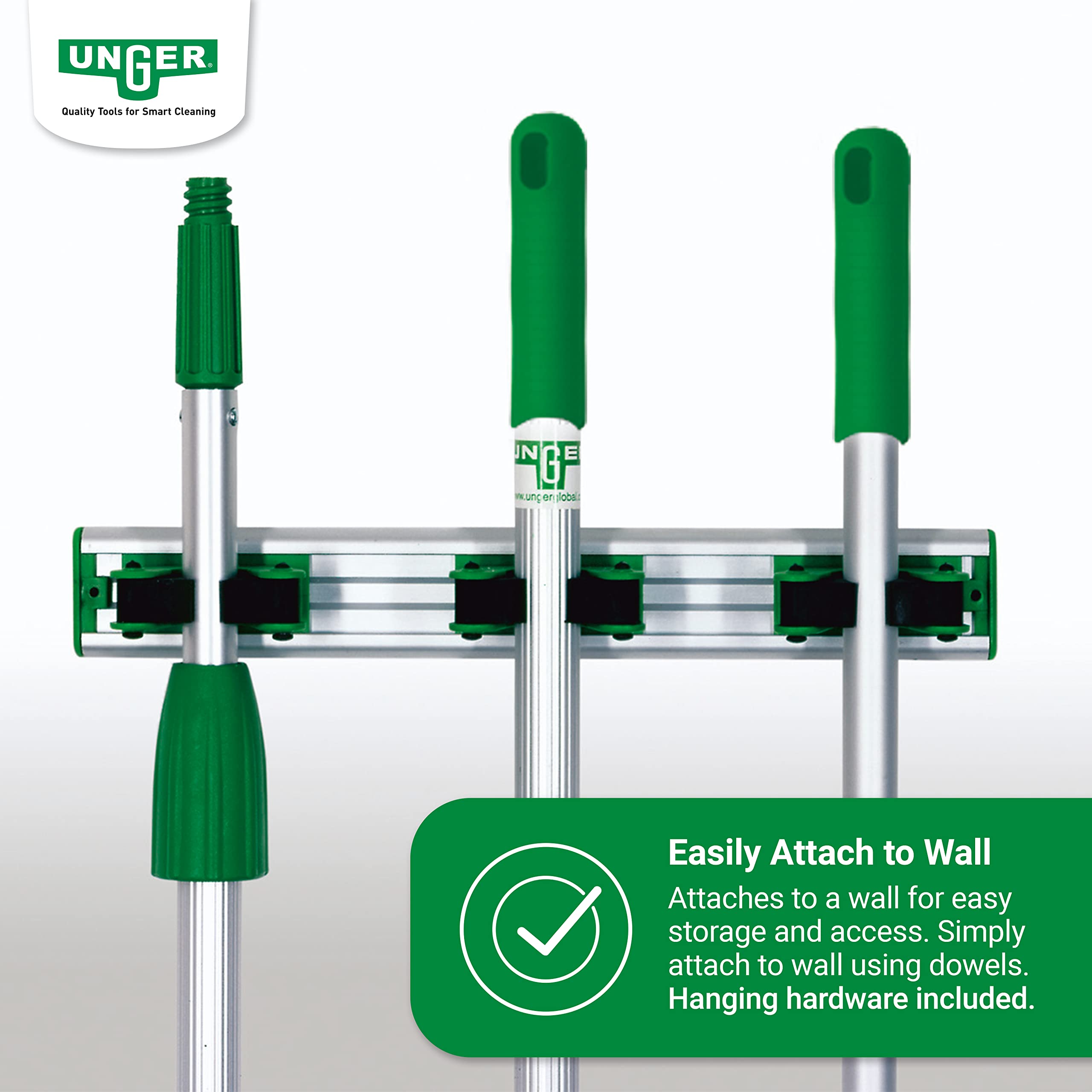 Unger ho350 colgar multiusos herramienta soporte, 14 cm de largo (funda de 5)