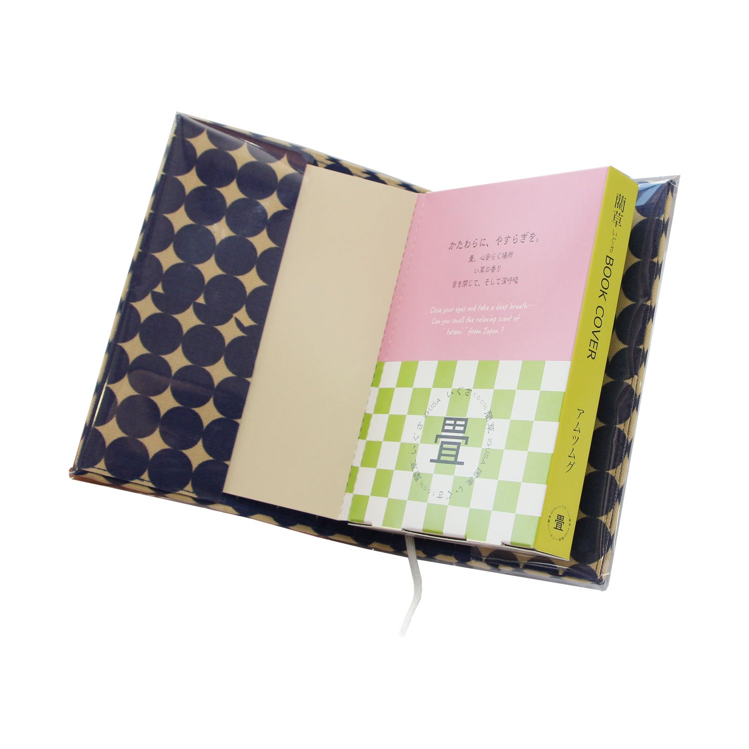 Amazon | シンメ アムツムグ ブックカバー 文庫 畳 赤 フラワー ピンク