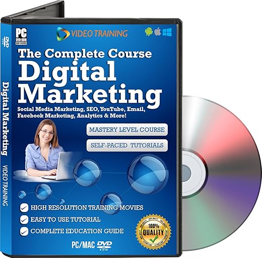Mastering DIGITAL MARKETING Training Tutorial Video DVD – Fast Learning Self-Paced Tutorial High Quality Training Videos with Examples | No…