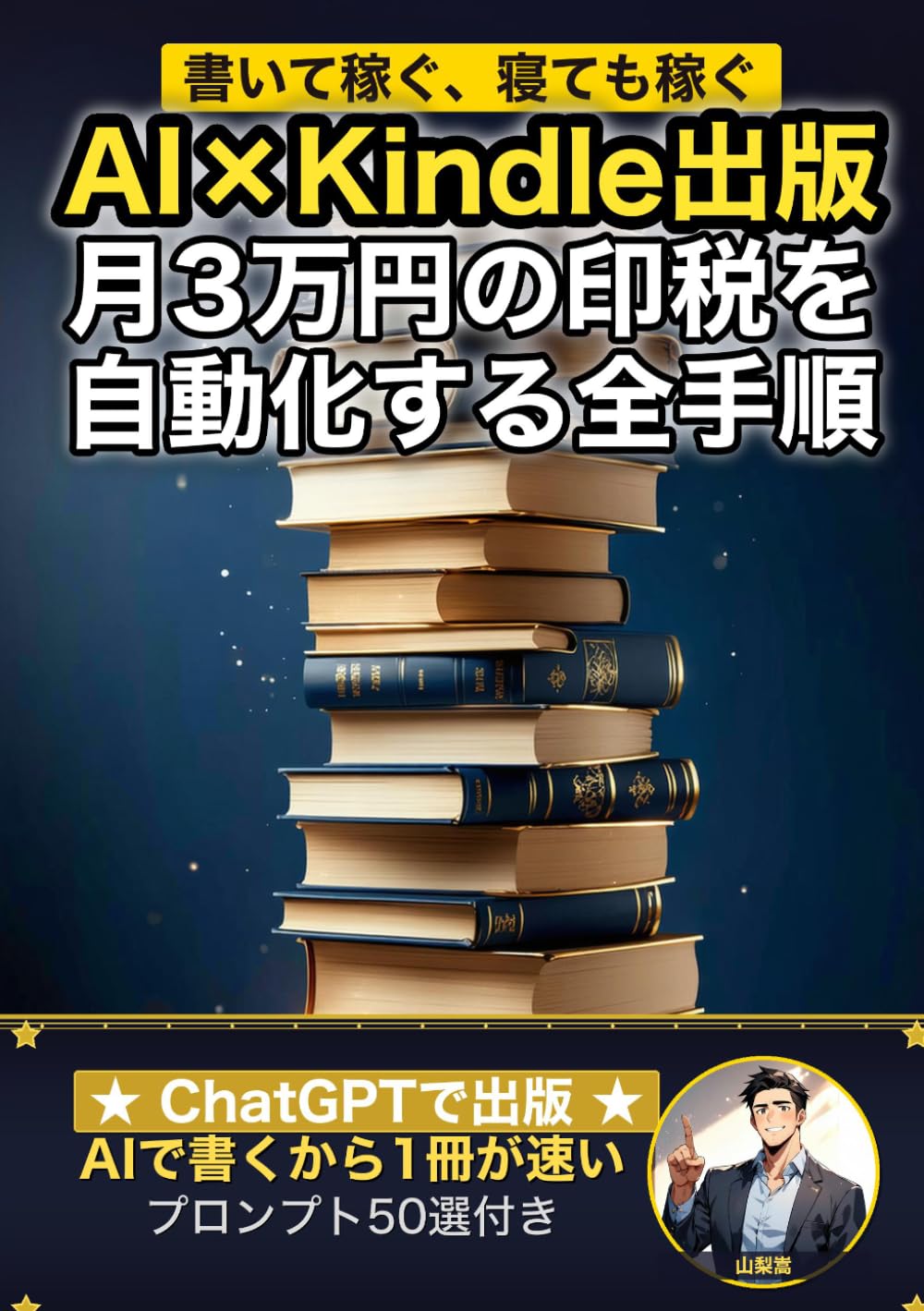 AI×Kindle出版 〜ChatGPTで書いて稼ぐ個人出版の全手順〜: 企画・執筆・表紙・出版・プロモまで。月3万円の印税を自動で生むAI出版ワークフロー完全公開 (AI×副業の教科書)