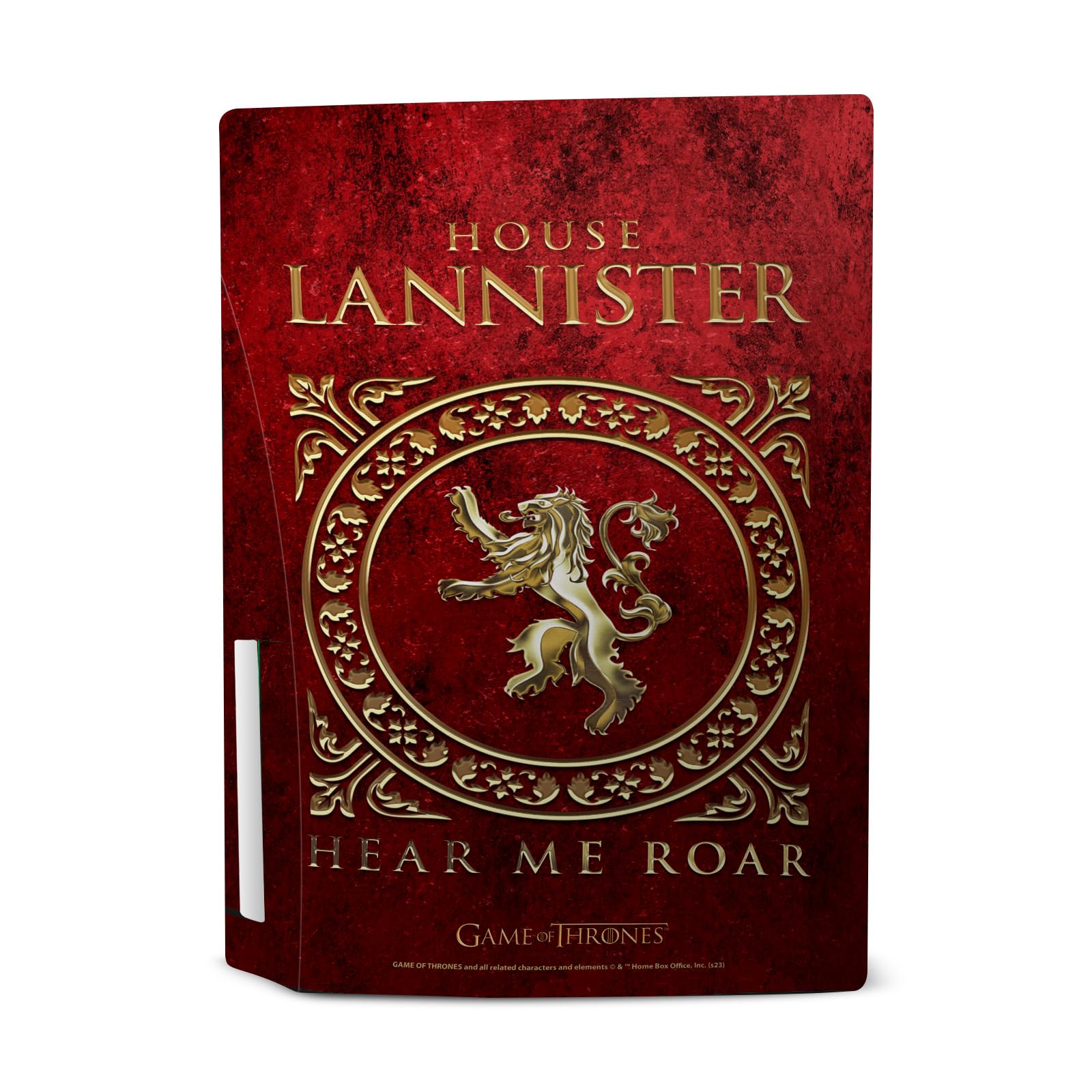 Head Case Designs sous Licence Officielle HBO Game of Thrones Maison Lannister Sceaux Et Graphismes Vinyle Plaque Frontale Autocollant De Jeu Peau Compatible avec PS5 Disc Console & DualSense