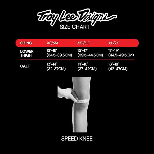 Rodillera Troy Lee Designs Speed Knee Sleeve XS/SM Negra miniatura 4