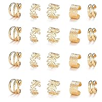 Vista 8 de Juego de 20 piezas de joyería para el cabello, accesorios de rastas de metal dorado y plateado, pinzas para trenzas, de cristal, para mujeres