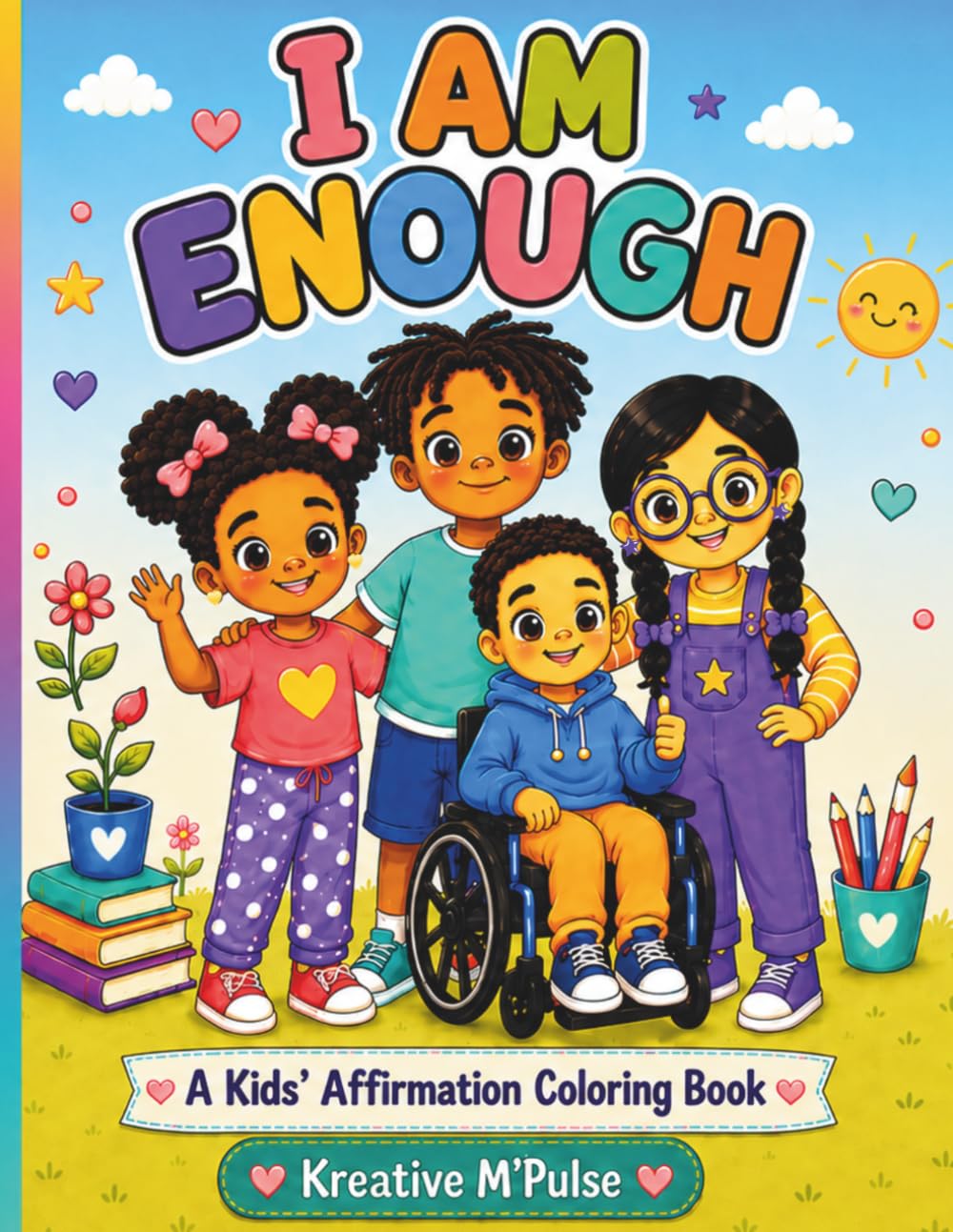 I AM ENOUGH: A Kids' Affirmation Coloring Book