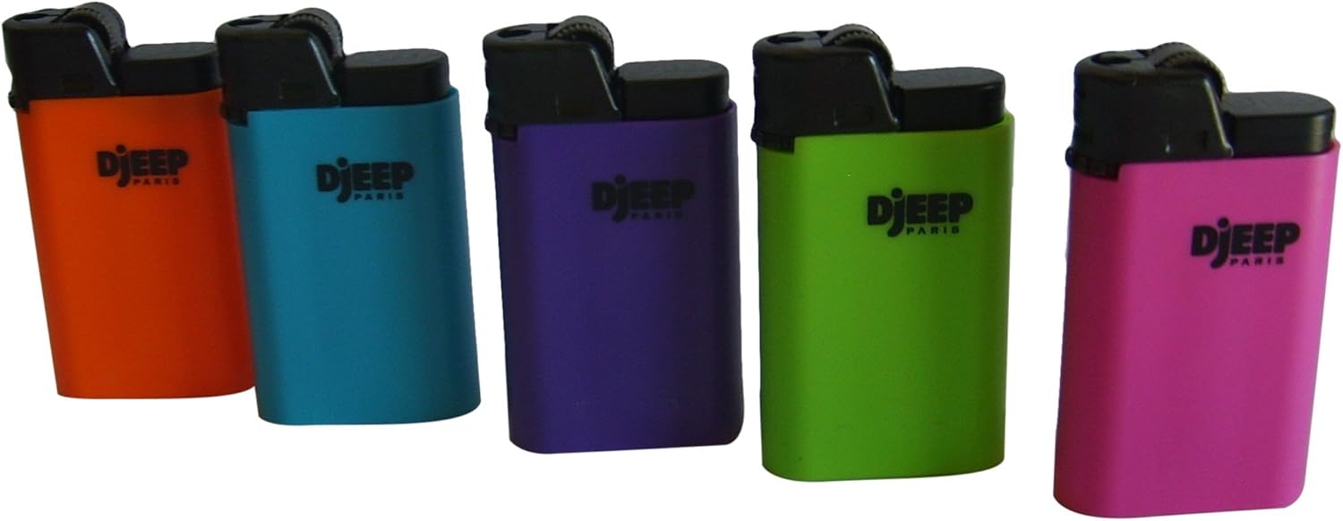 Djeep Eclipse Lighters Neon, 24 Count