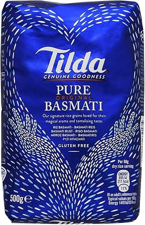 Tilda Pure Basmati Rice 500g Tilda Pure Basmati Rice 500 grams