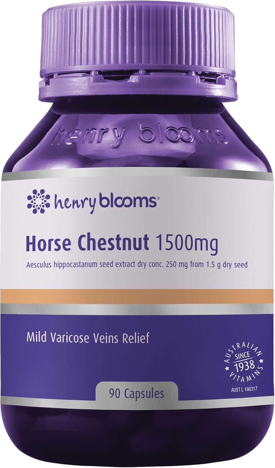 Blooms Horse Chestnut 1500mg 90 capsules