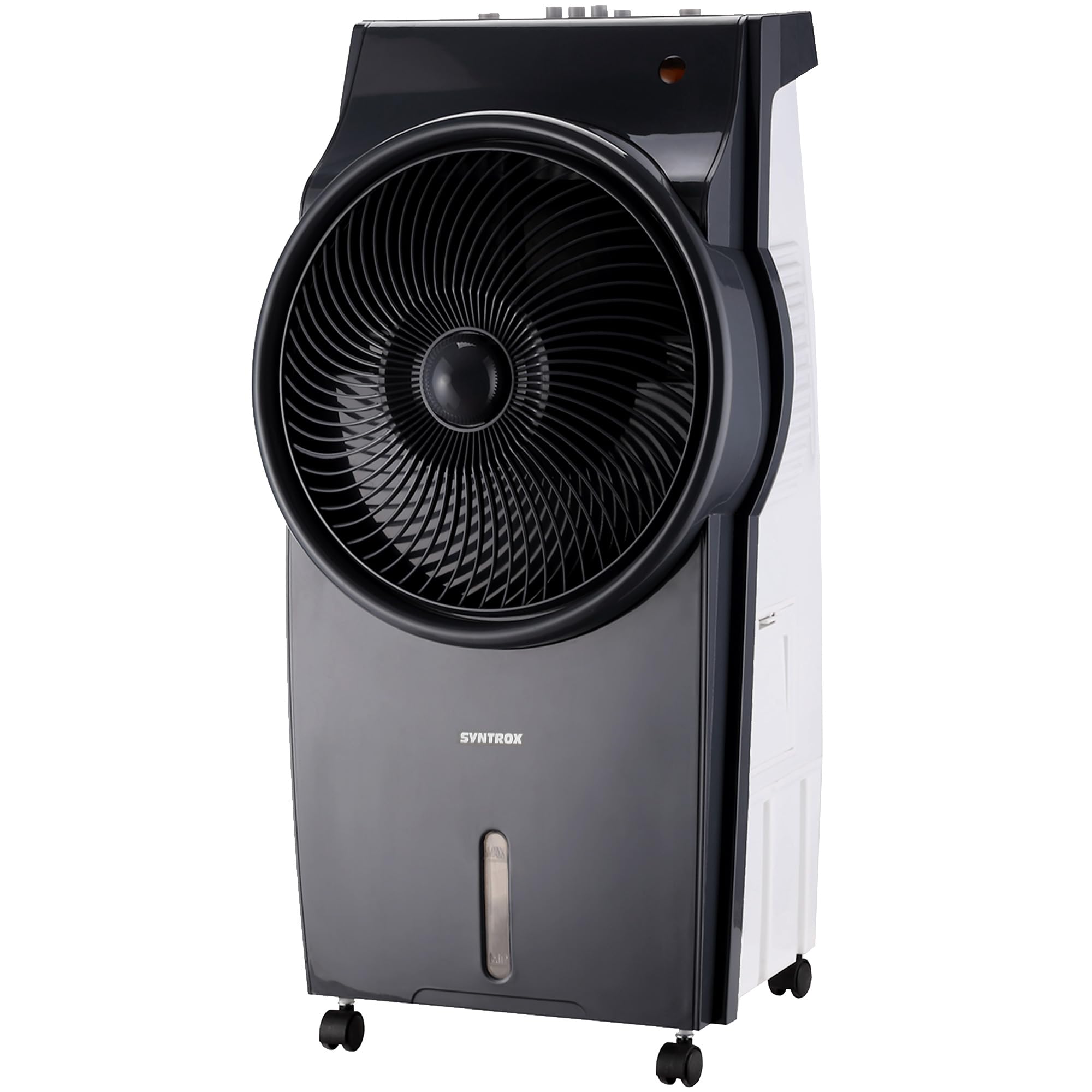 Syntrox Luftkühler mit Ventilator | Wasser gekühlt | Verdunstungskühler, Luftbefeuchter, Lufterfrischer, Multifunktionsgerät, inklusive Schwenkfunktion