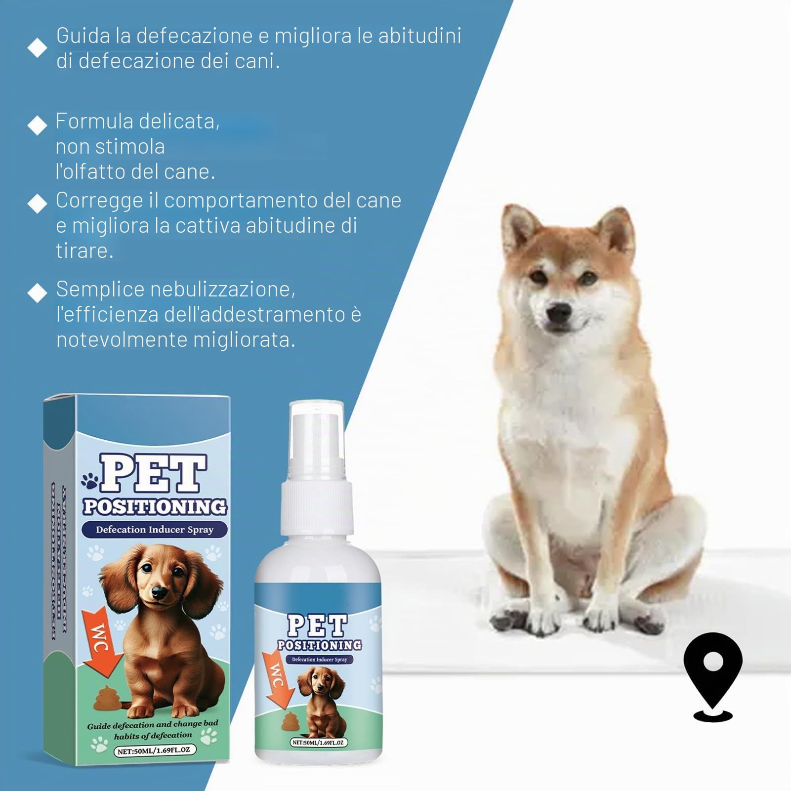 Spray per addestramento vasino per Cani, Profumo Attraente per addestramento Cuccioli, Spray per addestramento del Cane, Spray per l'addestramento del Cane, correttore per l'addestramento,