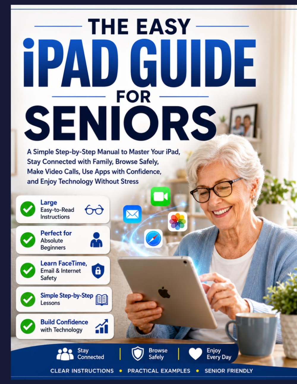 iPad for Seniors Made Simple: A Stress-Free Step-by-Step Guide to Mastering Your iPad with Confidence