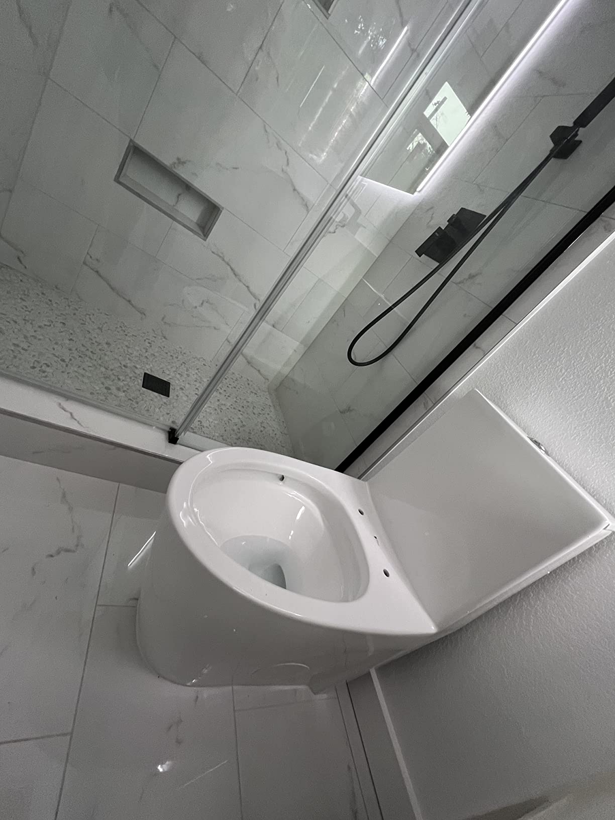 43/mo Finance Fine Fixtures DualFlush Elongated OnePiece Toilet
