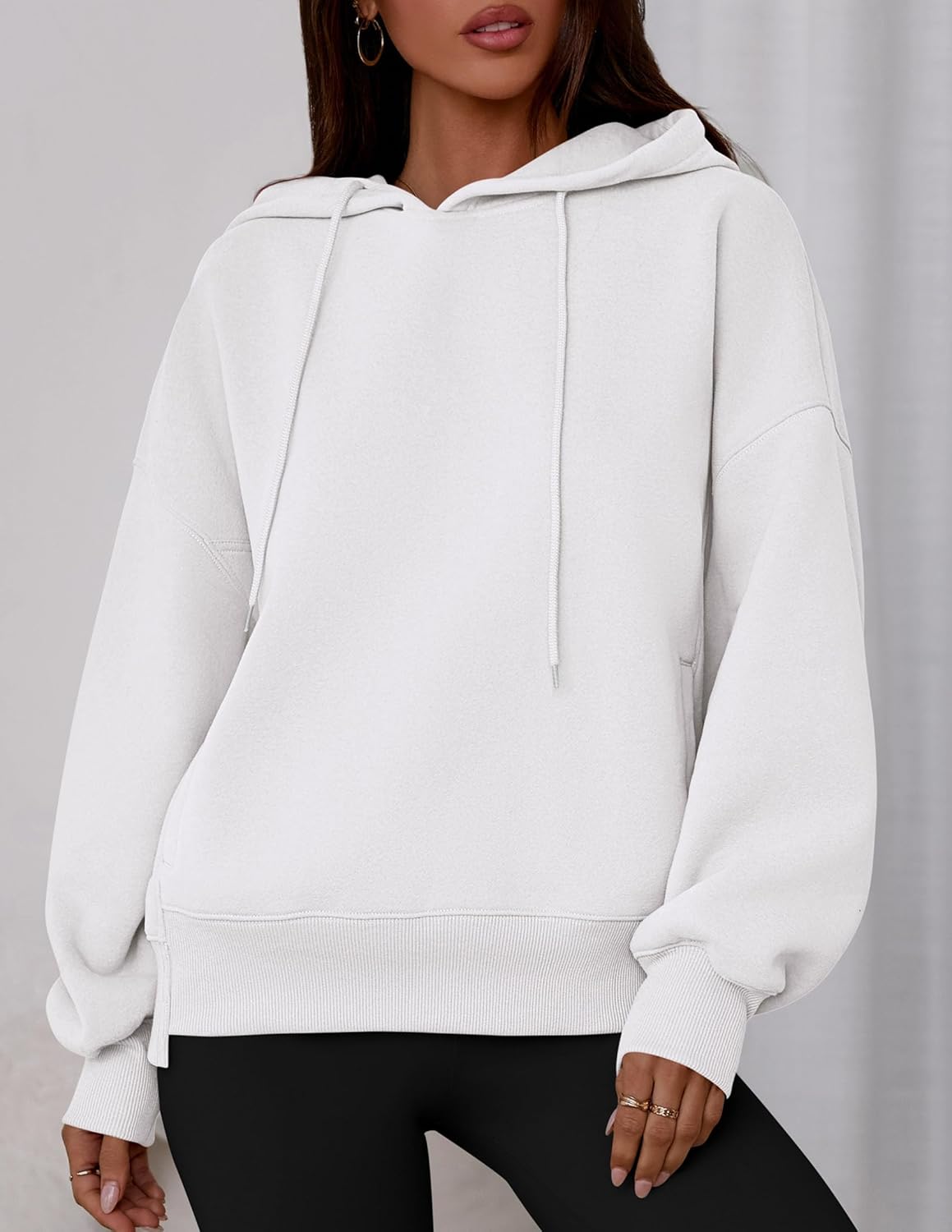 PRETTYGARDEN Women's 2025 Fall Fashion Oversized Hoodies Sweatshirt Fleece Long Sleeve Going Out Tops Trendy Winter Clothing - Image 2