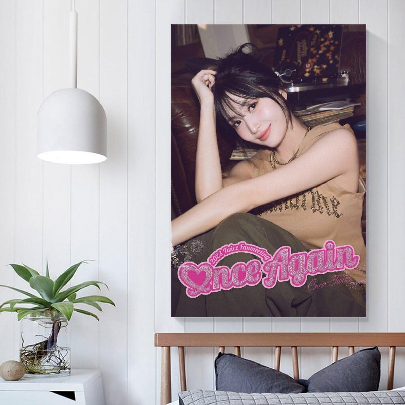 Amazon.co.jp: MOMO モモ TWICE トゥワイスキャンバスポスター (2