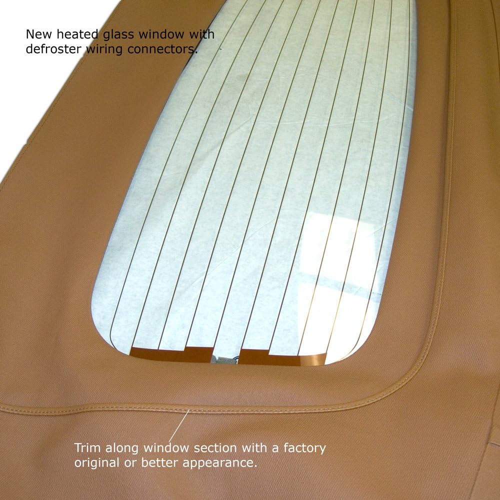 Sierra Auto Tops Convertible Top Replacement for Toyota MR2 Spyder 2000-2007, Cabrio Vinyl, Tan