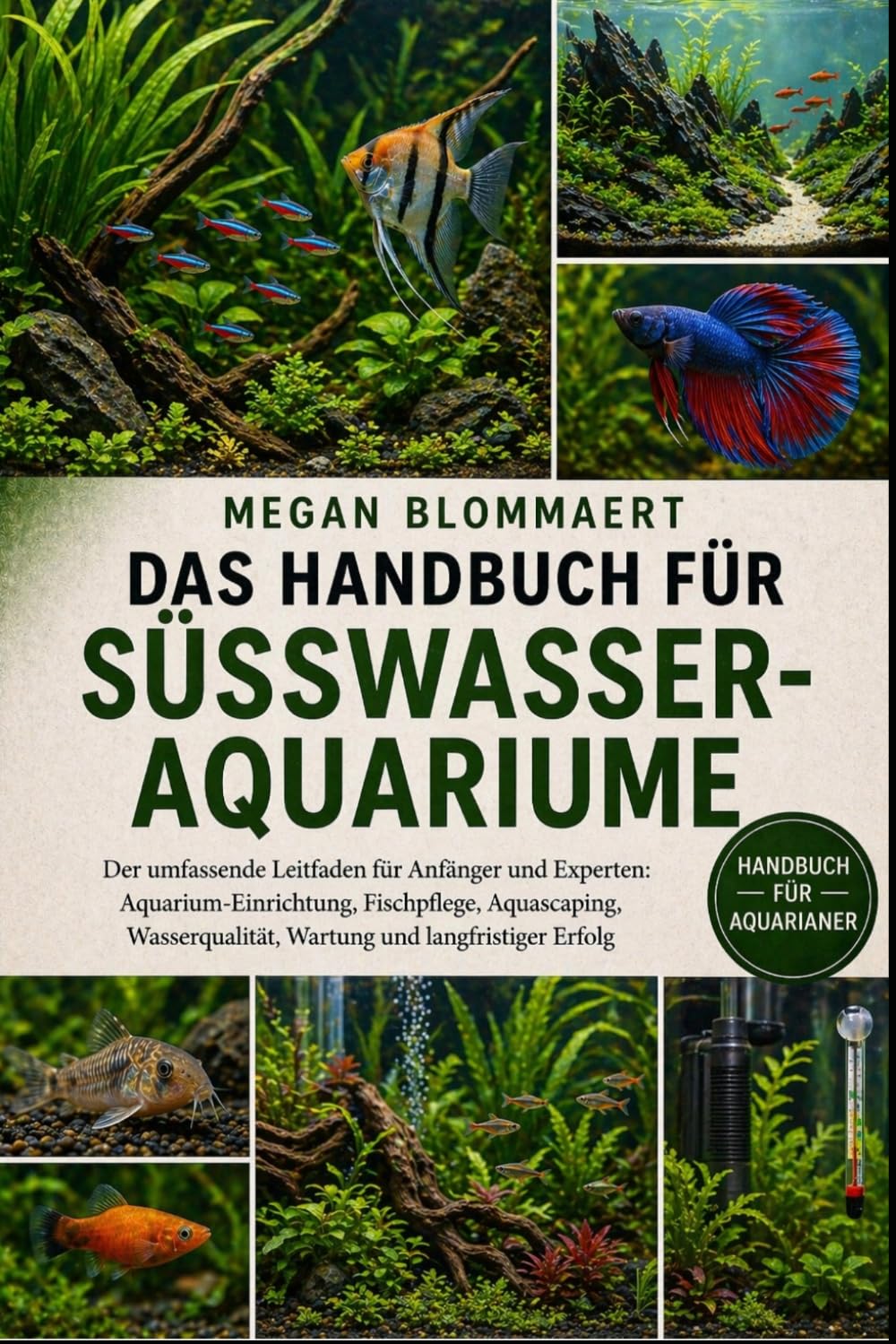 DAS HANDBUCH FÜR SÜSSWASSERAQUARIUME: Der umfassende Leitfaden für Anfänger und Experten: Aquarium-Einrichtung, Fischpflege, Aquascaping, Wasserqualität, Wartung und langfristiger Erfolg