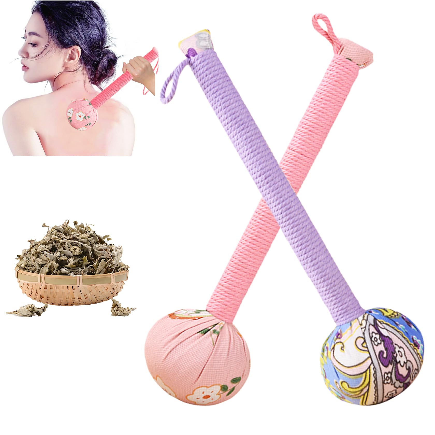 Body Massage Hammer, Massage Tool, Whole Body Muscle Soreness and Fatigue 2P Purple, Pink…