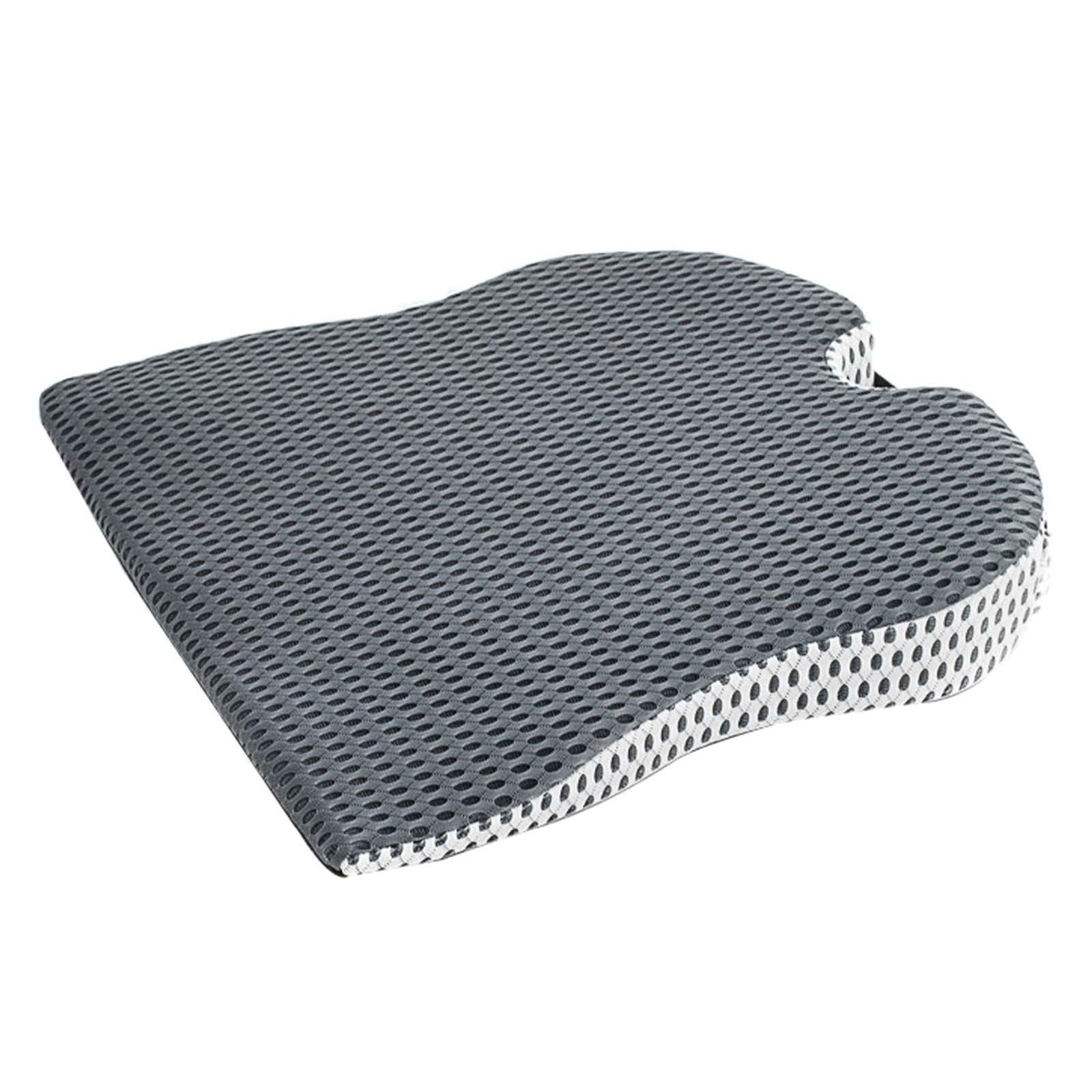 Comodo cuscino per sedile a cuneo per auto sedile conducente per sedia da ufficio sedia a rotelle sedile in memory foam (colore: grigio)