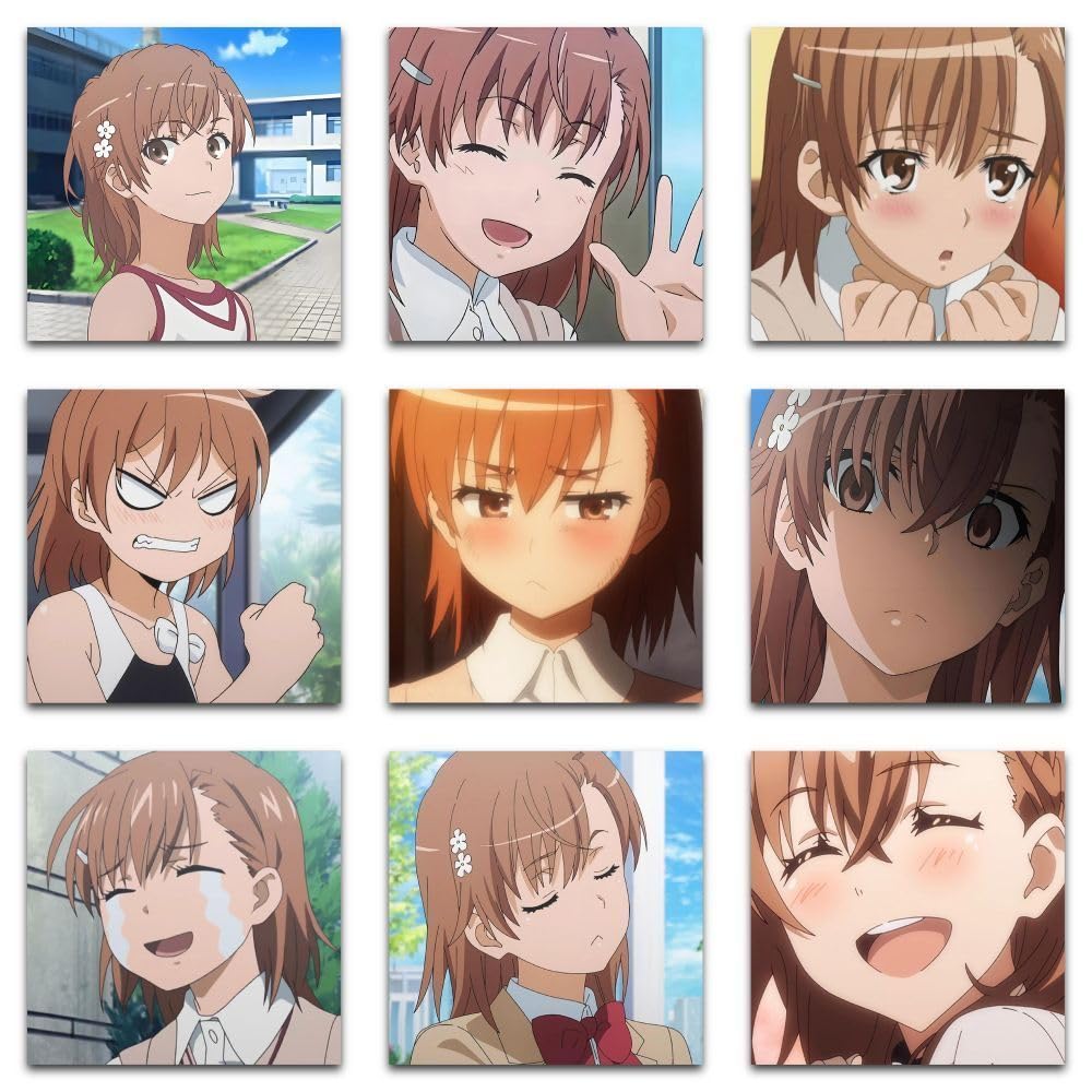 Amazon | とある科学の超電磁砲 御坂美琴 ステッカー シール 59*2枚入