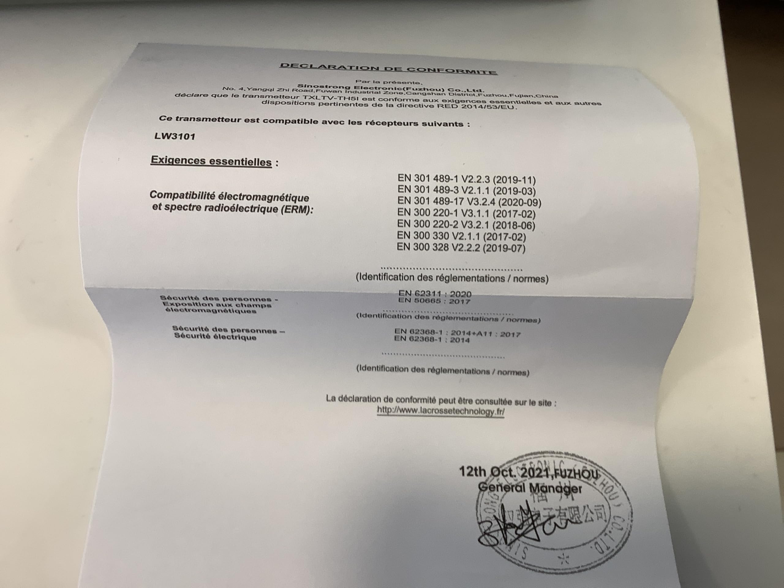 Stazione Meteo WiFi La Crosse LW3101 – Previsioni 3 Giorni Con App E Sensori Aggiuntivi