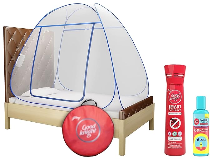 Good Knight Mosquito Net for Single Bed&Good knight Smart Spray Multi