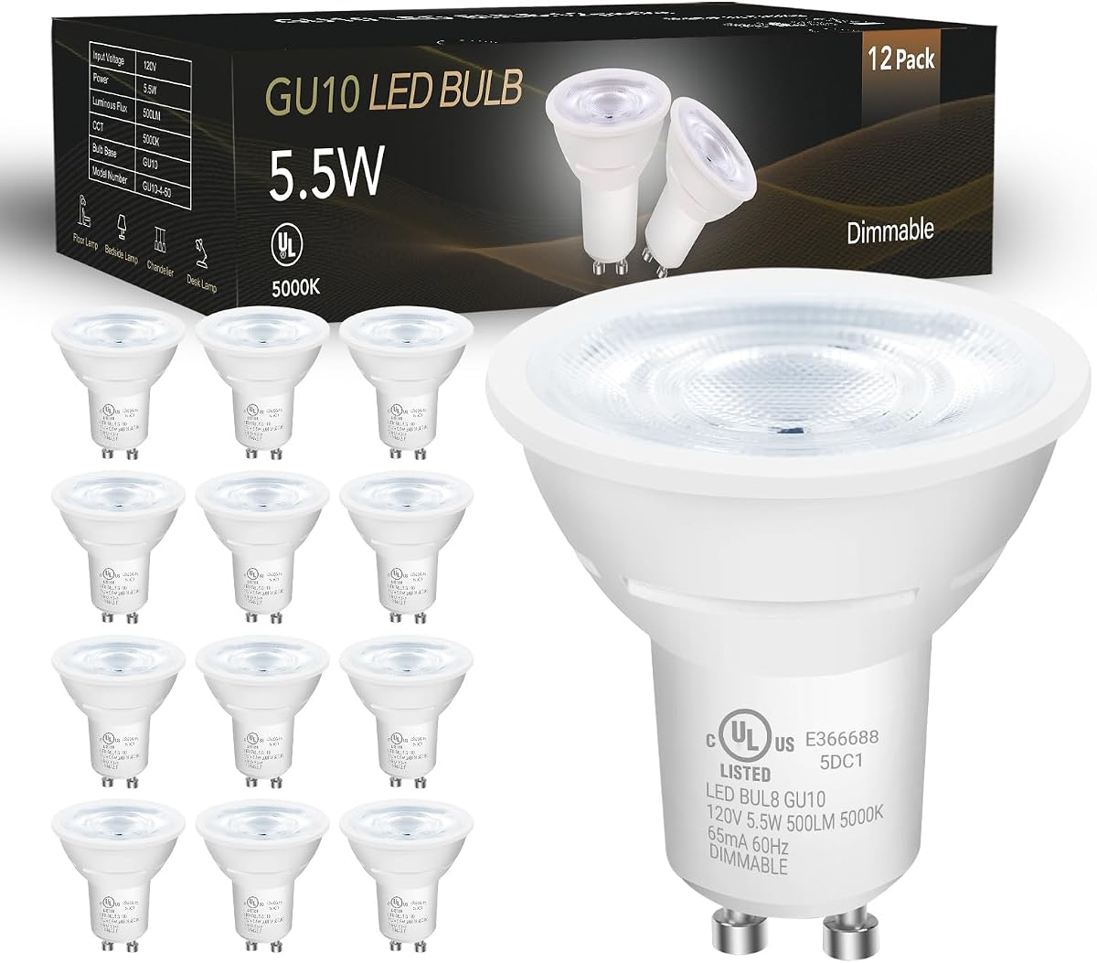 DAYBETTER GU10 LED Light Bulbs