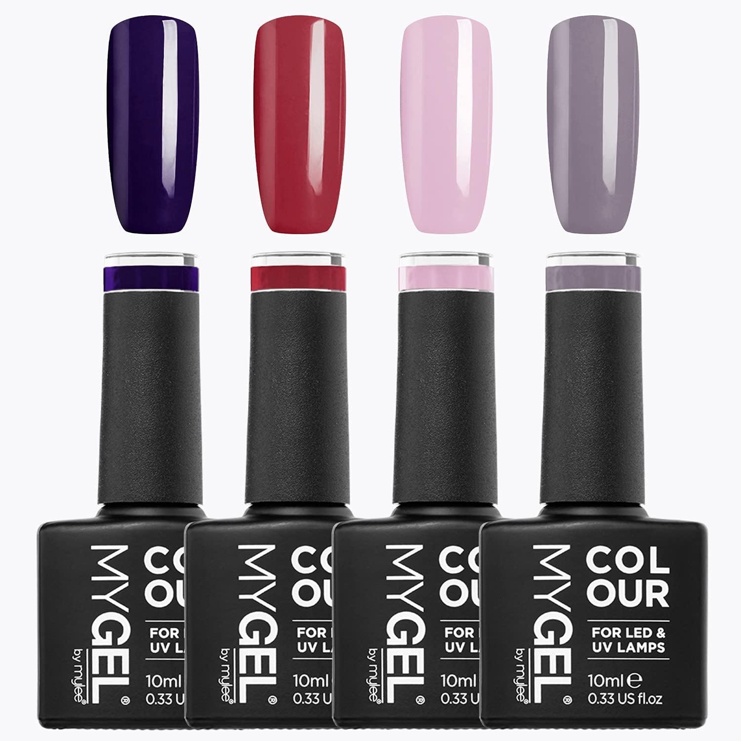 MYGEL by Mylee Nail Gel Polish Autumn/Winter Collection 8x10ml Colours + Top & Base Coat - Image 3