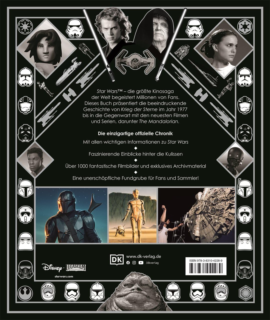 Star Wars™ Die offizielle Geschichte Neuausgabe: Atemberaubende und reich bebilderte Reise durch über 40 Jahre Star Wars-Geschichte voller Insiderwissen