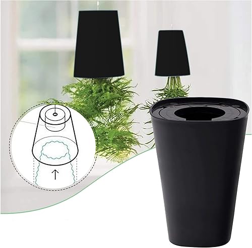 Litetao Macetas al revés para decoración del hogar, balcón, jardín, decoración del hogar, maceta colgante reciclada, maceta de cielo invertido