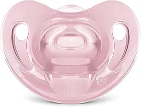 Chupeta Sensitive Soft 100% Silicone Girl - NUK, Rosa, Tam 2 (6-18 Meses)