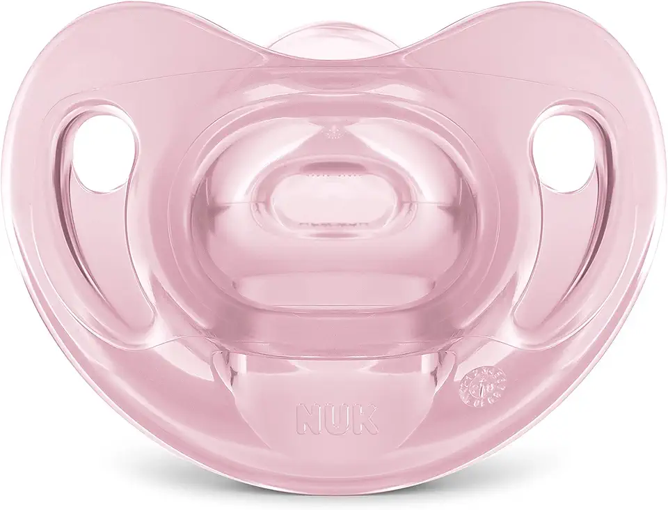 Chupeta Sensitive Soft 100% Silicone Girl - NUK, Rosa, Tam 2 (6-18 Meses)