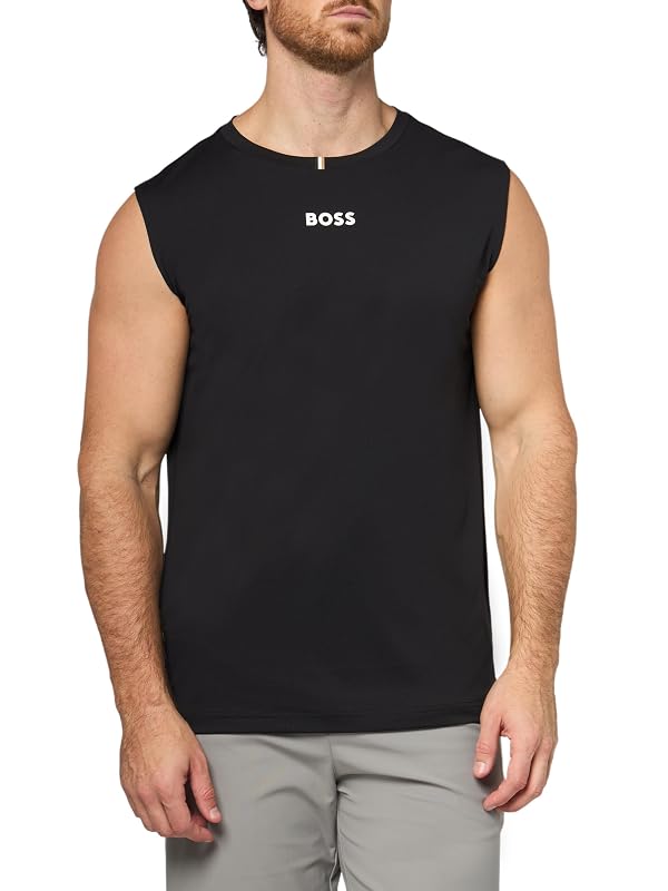 BOSS, Performance Tennis Tank, Black Gloss, XL by BOSS - Used condition - US$32.89