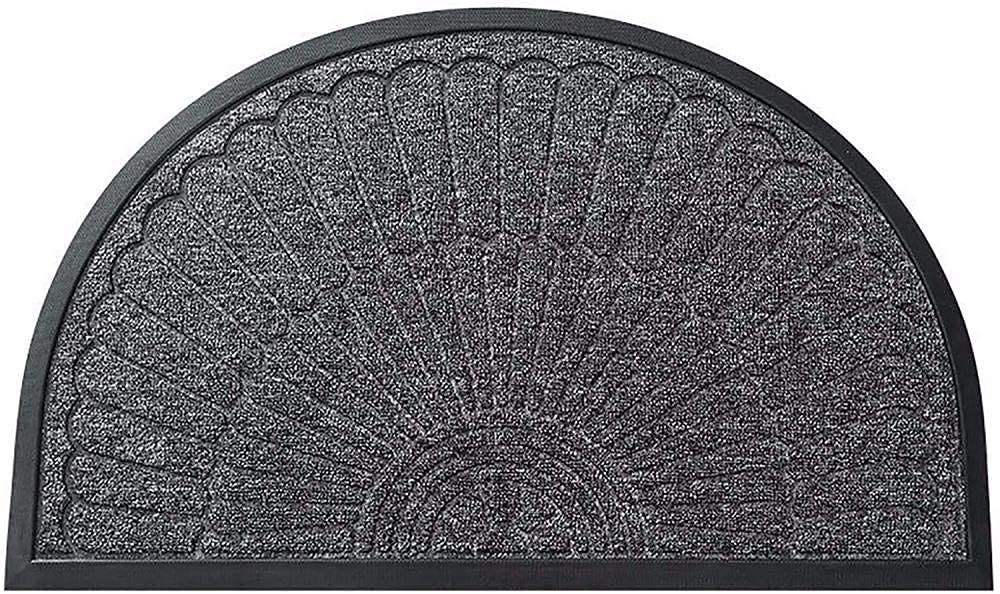 Tapis en caoutchouc robuste JYDQM anti-saleté pour entrée et terrasse