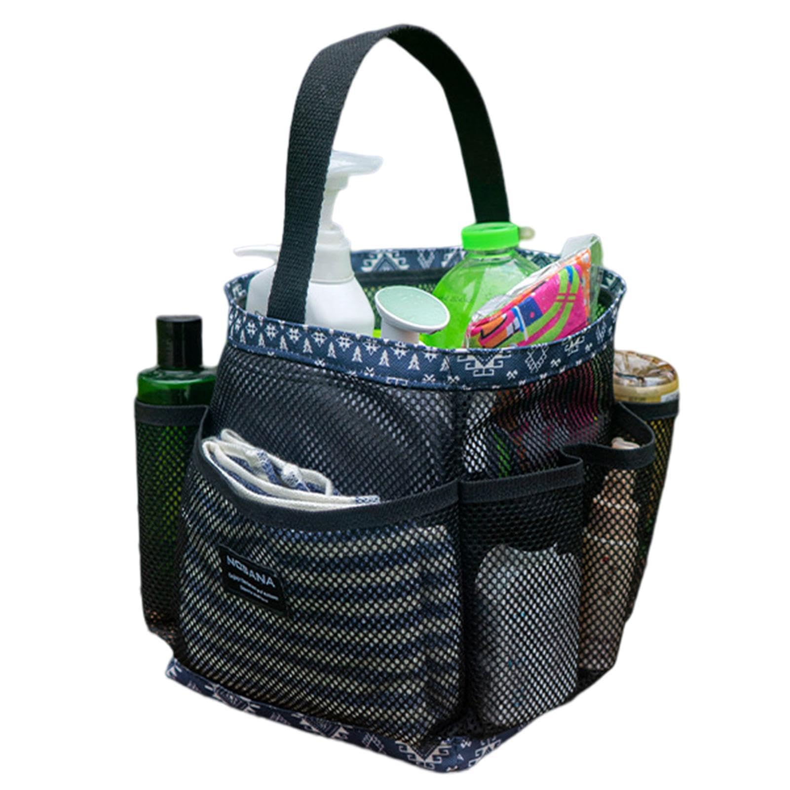 Sac De Douche En Maille Filet | Organiseur De Douche Portable Avec 8 Poches De Rangement Pour Dortoir, Voyage, Camping, Salle De Bain